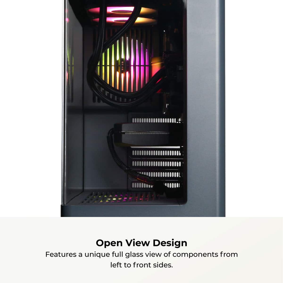 CyberPowerPC - Gaming Desktop - Intel Core Ultra 7 270K Plus - NVIDIA GeForce RTX 5070 12GB - 32GB DDR5 - 2TB PCIe 4.0 SSD Storage - Gray