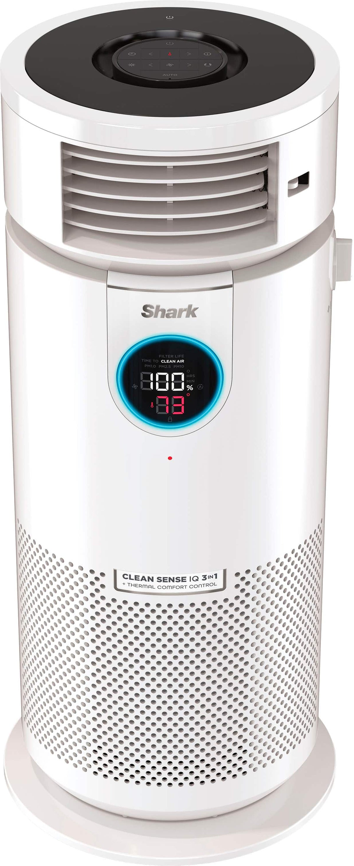 Shark - 3-in-1 Clean Sense Air Purifier, Heater & Fan, HEPA Filter, 500 Sq Ft Coverage - White