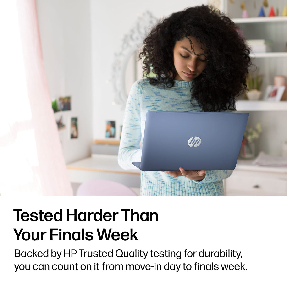 HP - OmniBook 3 - 14" 2K OLED Laptop - Snapdragon X (8-core) - 8GB Memory - 256GB SSD - Starlit Blue
