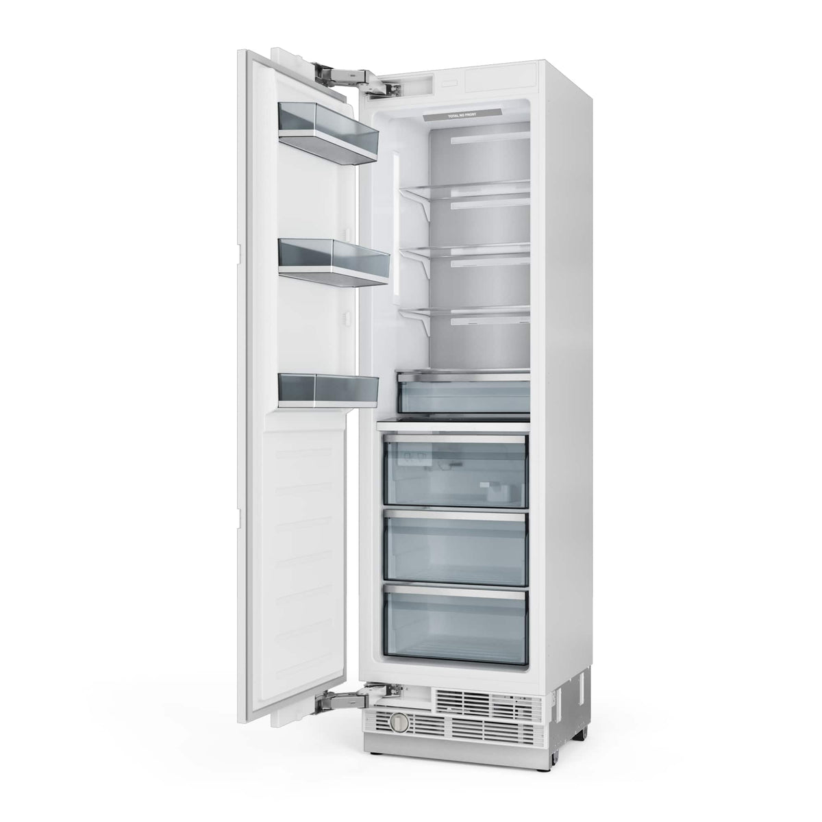 Thor Kitchen - 12.4-Cu. Ft. Upright Built In Column Freezer with Panels - Stainless Steel