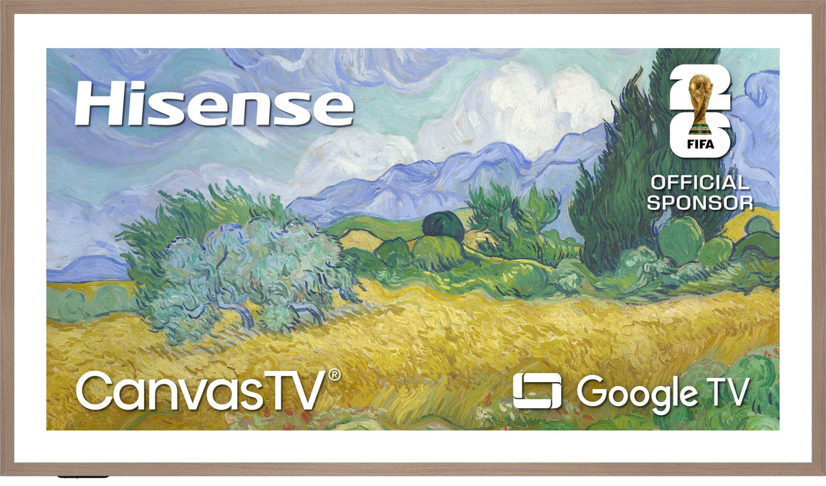 Hisense - 55" Class S7 Canvas Series Smart Google TV 4K QLED Smart Google TV with Hi-Matte Display and UltraSlim Wall Mount (2026)