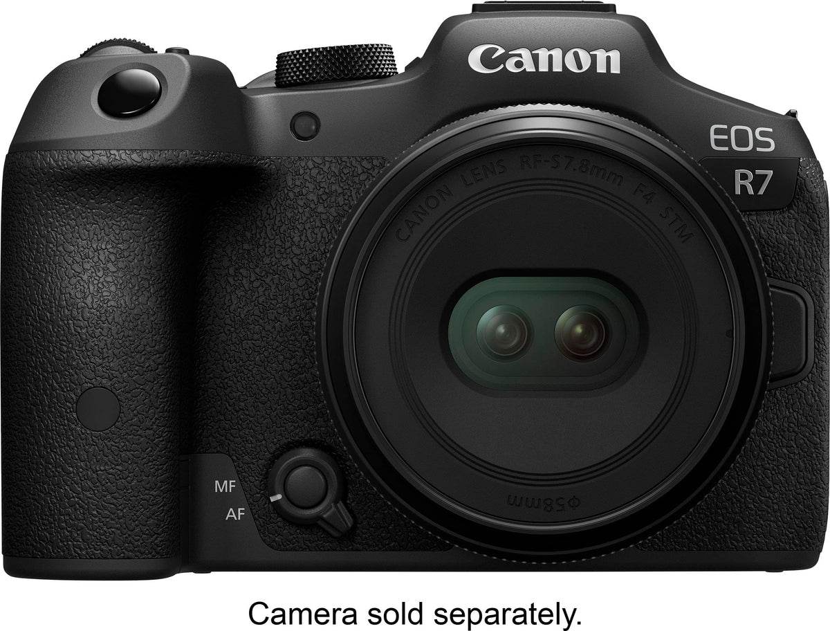 Canon - RF-S7.8mm F4 STM Dual Lens for EOS R-Series Cameras - Black