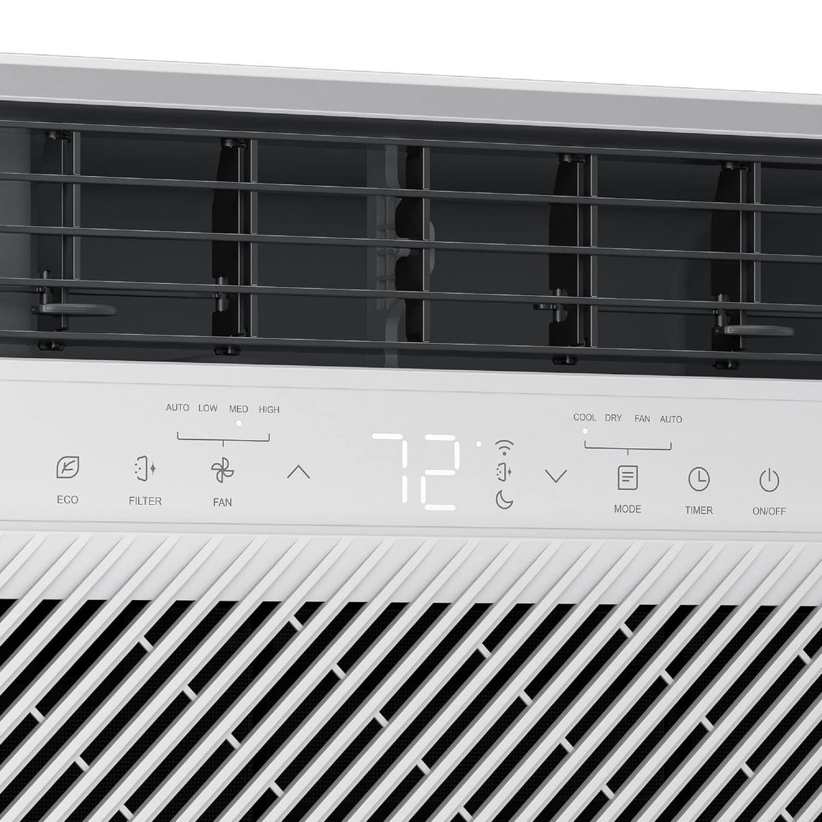 TCL - 700 Sq. Ft. 14,000 BTU Smart Window Air Conditioner, Digital, Remote Included - White