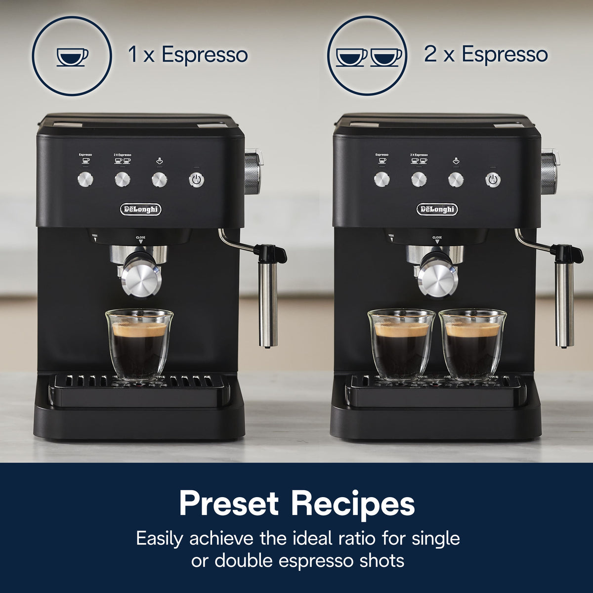 De'Longhi - De’Longhi Classic Espersso Machine - Matte Black