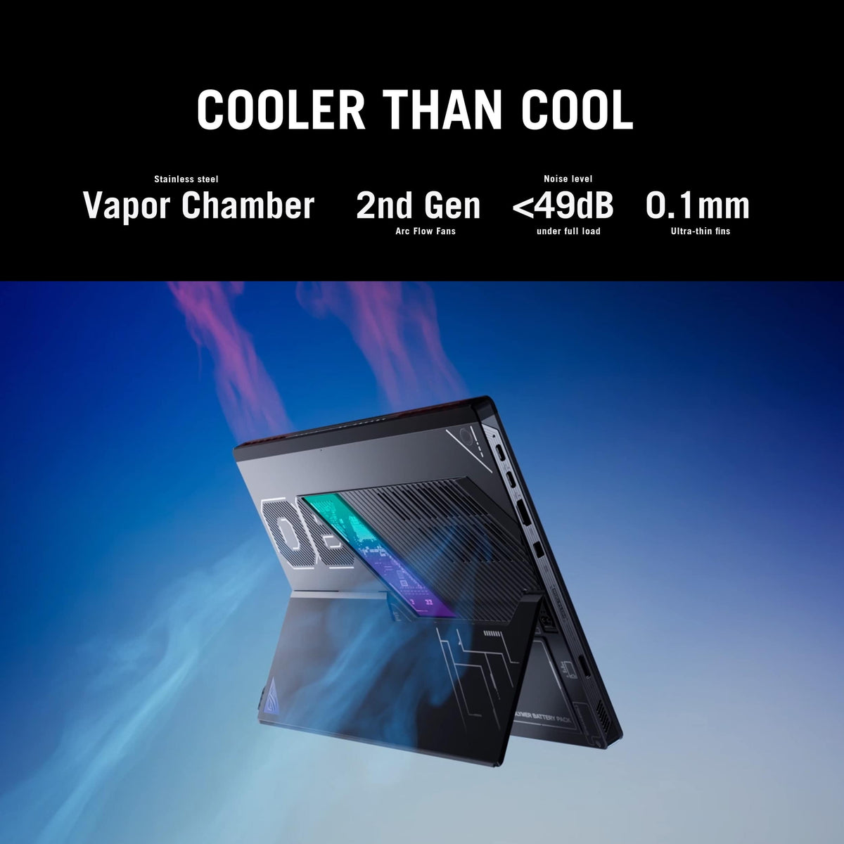 ASUS - ROG Flow Z13 13.4" 2.5K 180Hz Touch-Screen Gaming Laptop - Copilot+ PC - AMD Ryzen AI Max+ 395 - 32GB RAM - 1TB SSD - Off Black