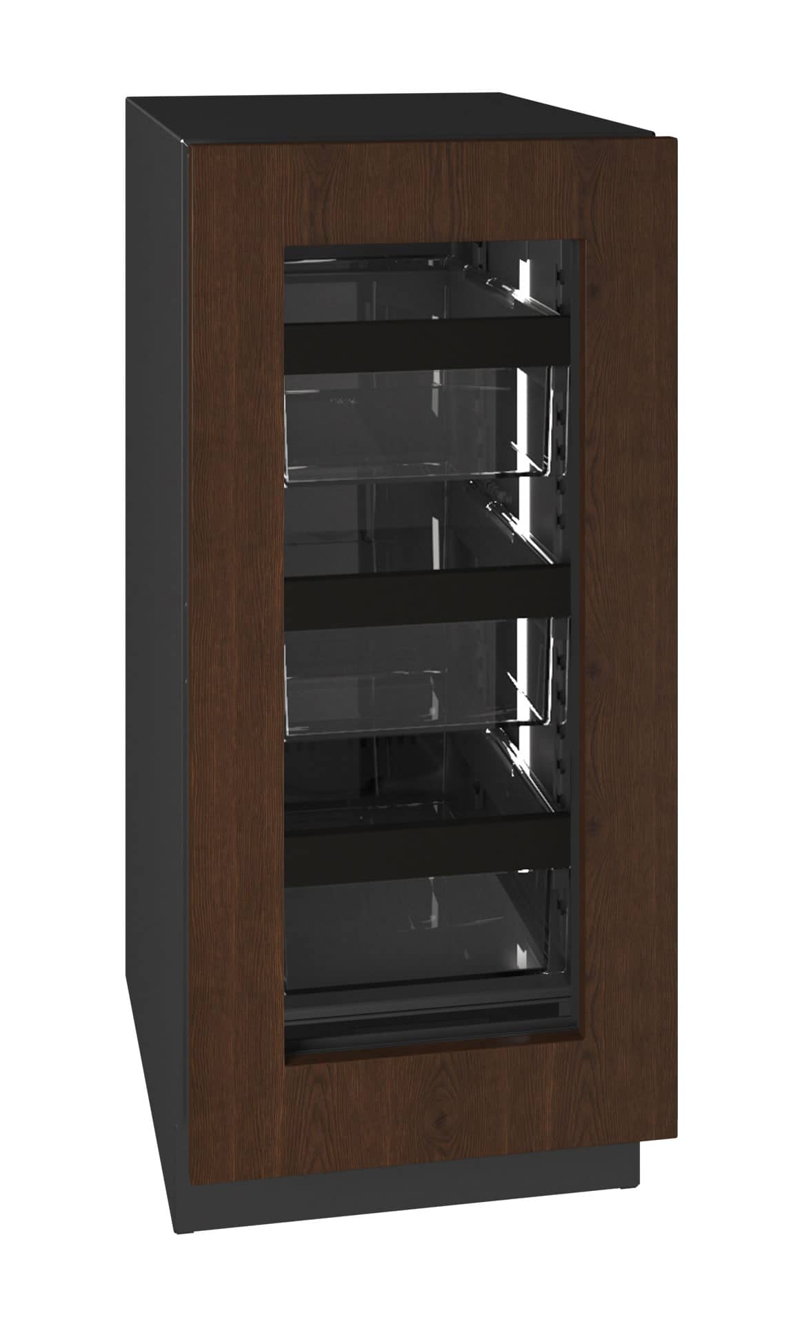 U-Line - 15"W. 2.8 Cu.Ft. Built-In Compact Refrigerator - Panel Ready Frame/Glass - Integrated Frame