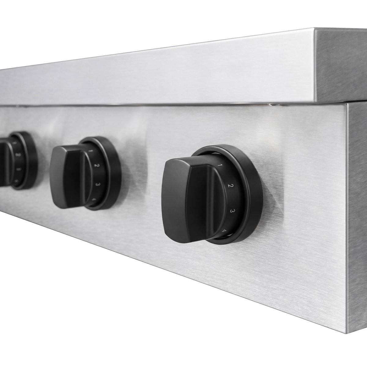 ZLINE - Autograph 30 in. Paramount Built-in Induction Rangetop with 4 Element Cooktop in Satin Steel & Matte Black Accents - Satin Stainless Steel