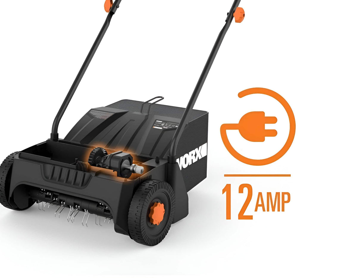 WORX - 12 AMP 14" Electric Dethatcher - Black