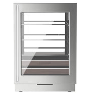 Monogram - 13-Bottle or 126 Can Built-In Beverage Cooler with Illuminated Interior - Custom Panel Ready