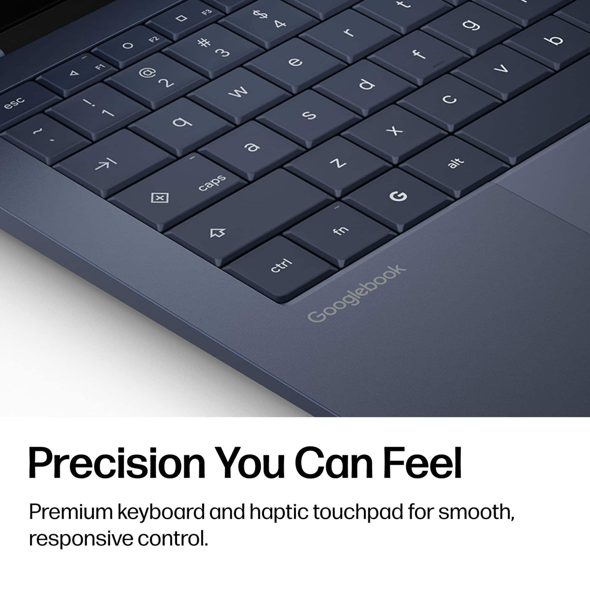 HP - 14" 3K OLED Touchscreen Googlebook - Snapdragon X Elite - 16GB Memory - 512GB SSD - Atmospheric Blue