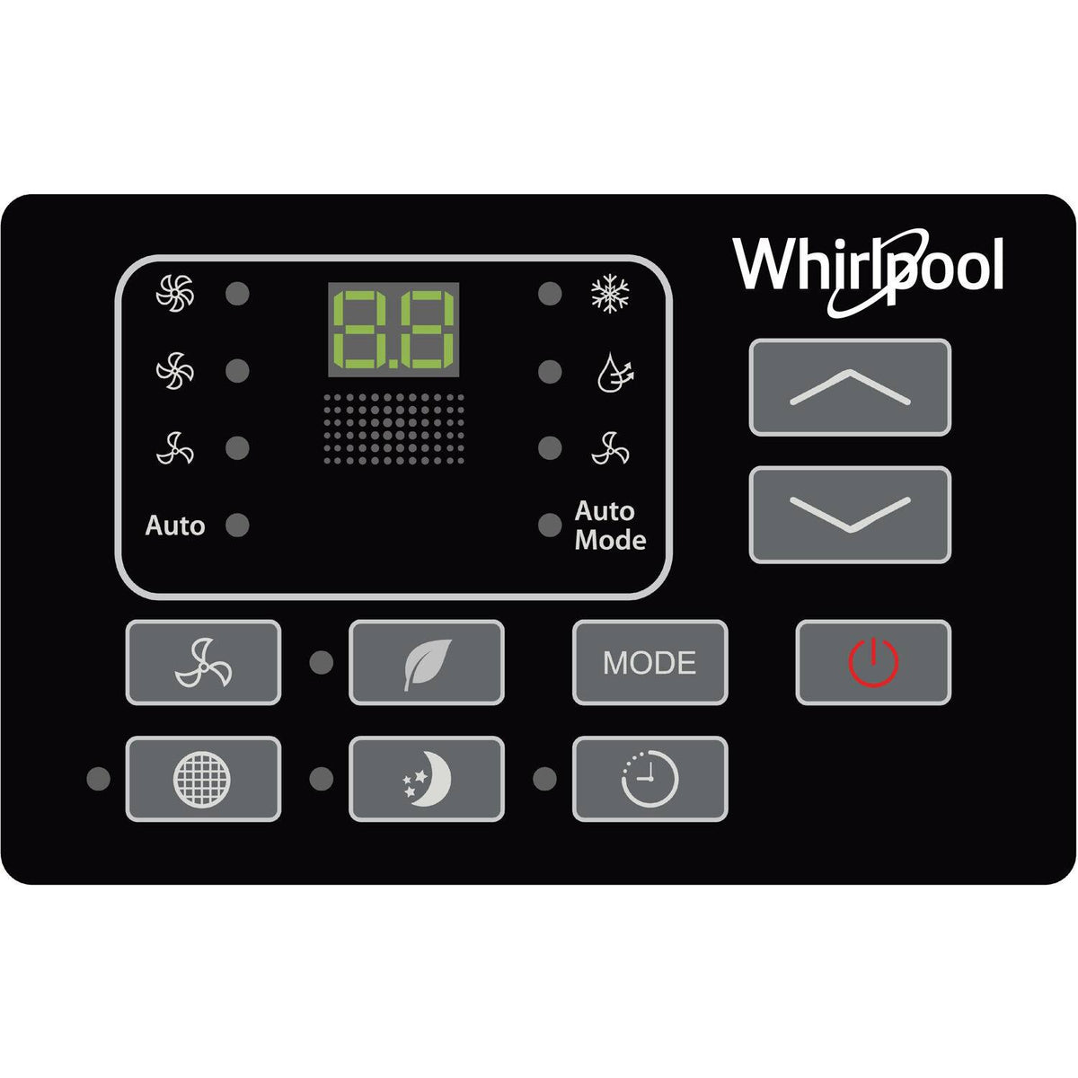 Whirlpool - 12,000 BTU 230V Through the Wall Air Conditioner - White