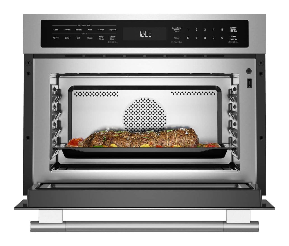 KitchenAid - 1.8 Cu. Ft. More-In-One Convection Built-In Microwave Speed Oven with Air Fry Mode - Stainless Steel