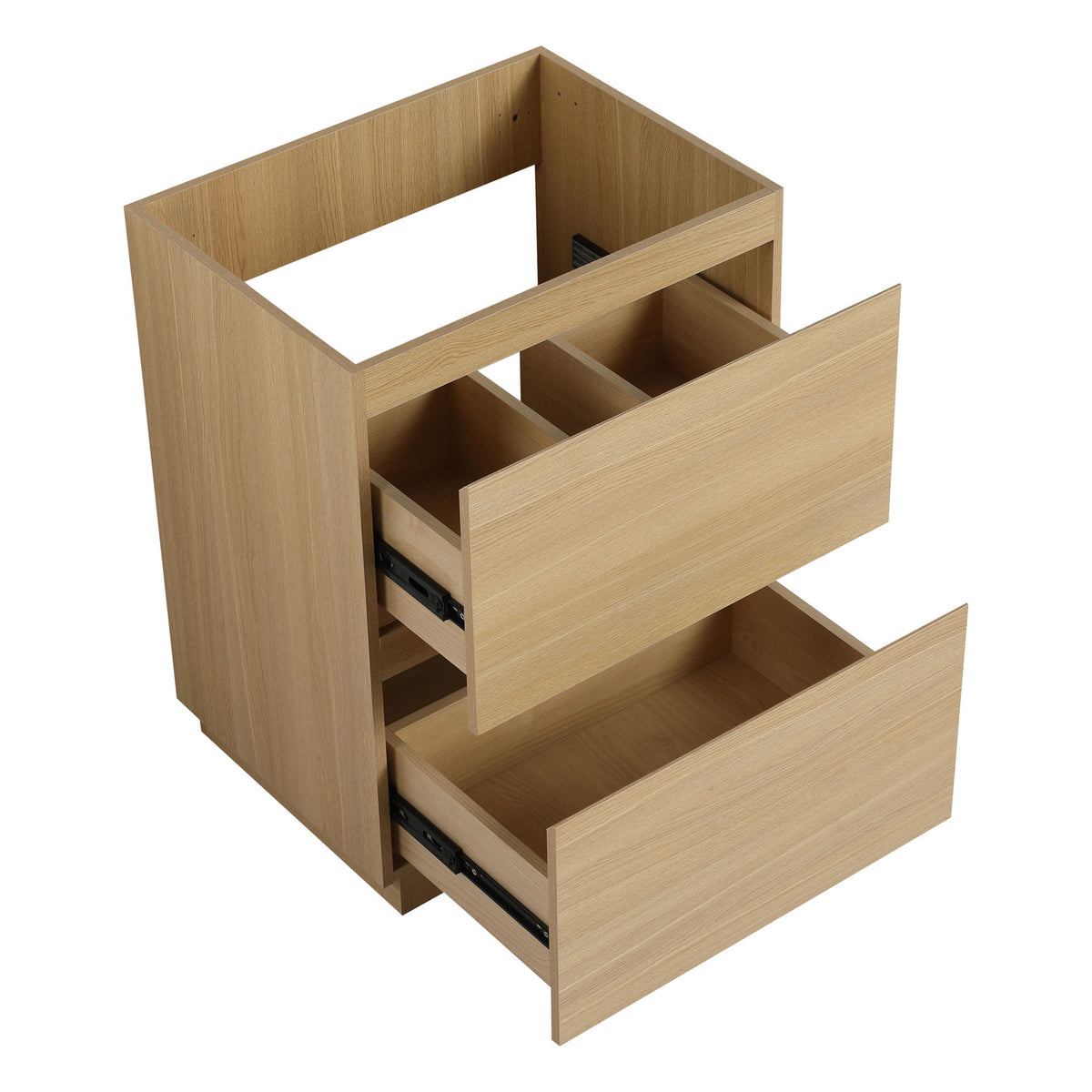 Mueble de baño moderno independiente con doble cajón