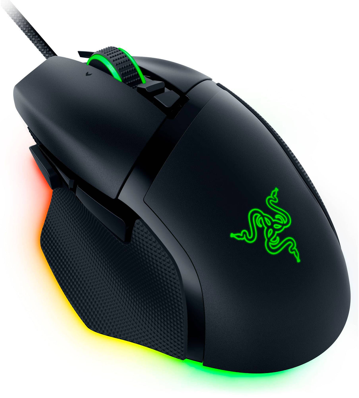 Razer - Basilisk V3 Optical Gaming Mouse with HyperScroll Tilt Wheel - Wired - Black