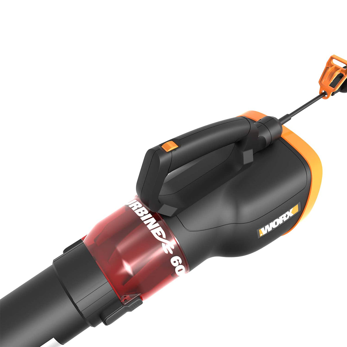WORX - 12 Amp TURBINE 110 MPh 600 CFM Electric Leaf Blower - Black