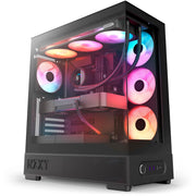 NZXT - S5 RGB Compact ATX Mid-Tower Computer Case - Black - Black