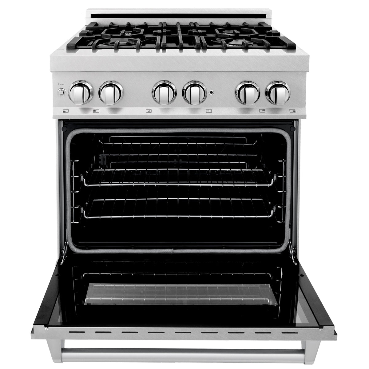 30 in. Wide 4 Burner ZLINE Legacy Dual Fuel Range (RAS-SN-30) - Satin Stainless Steel