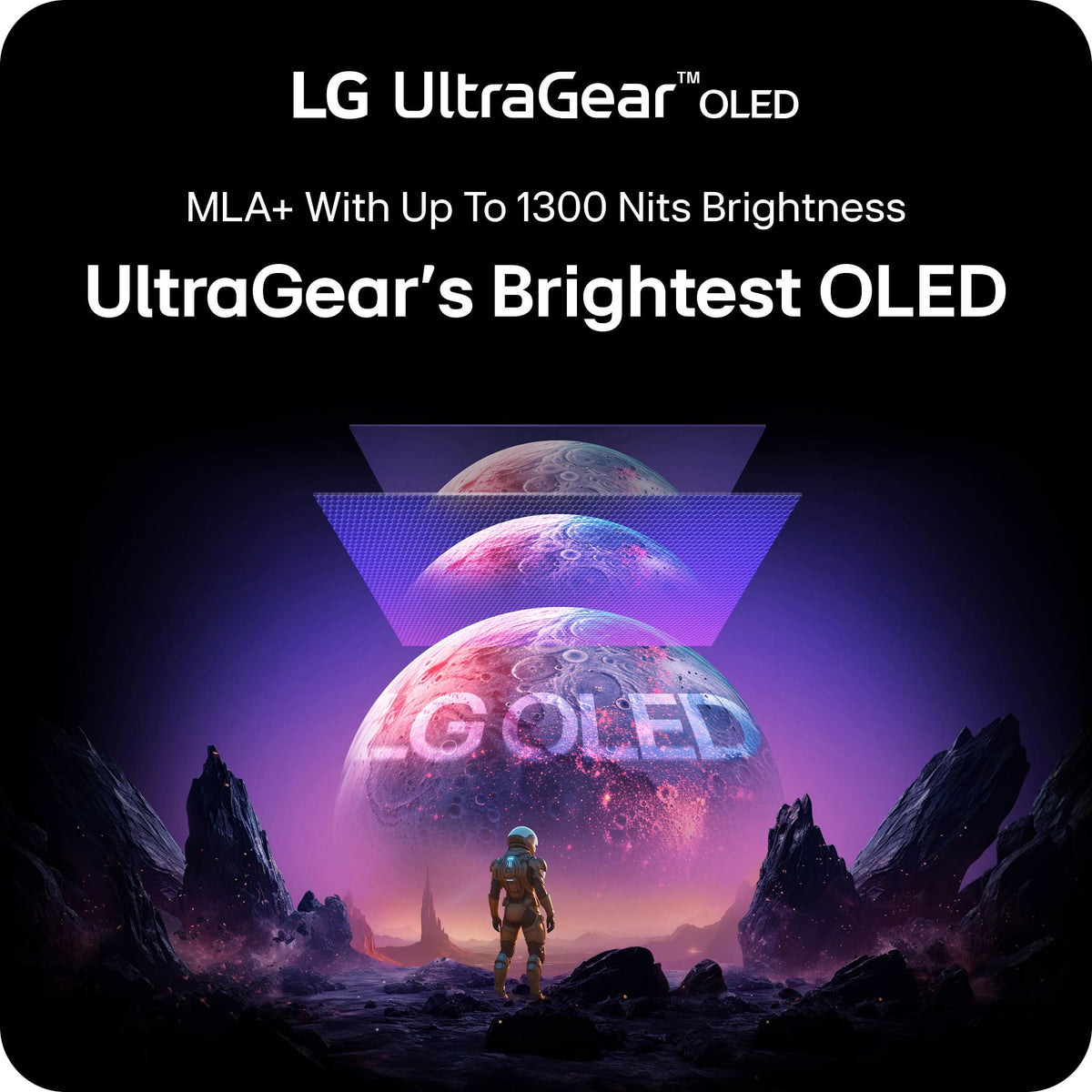 LG - UltraGear 32" OLED Dual Mode (4K UHD 240Hz, FHD 480Hz) 0.03ms G-SYNC Compatible, AMD FreeSync Premium Pro Gaming Monitor - Black