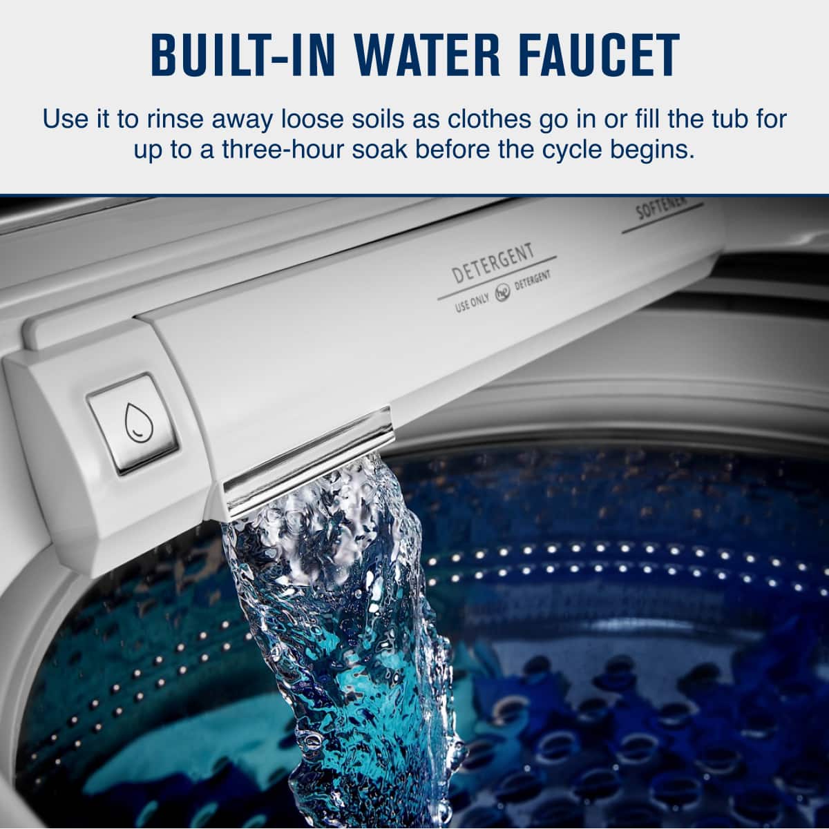 Maytag - 5.3 Cu. Ft. High Efficiency Smart Top Load Washer with Extra Power Button - White