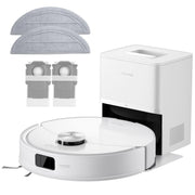 Roborock - Q10 Series Robot Vacuum & Mop, 10000Pa Suction, 70 Days Self-Emptying, Anti-Tangle Brush, Obstacle Avoidance - White