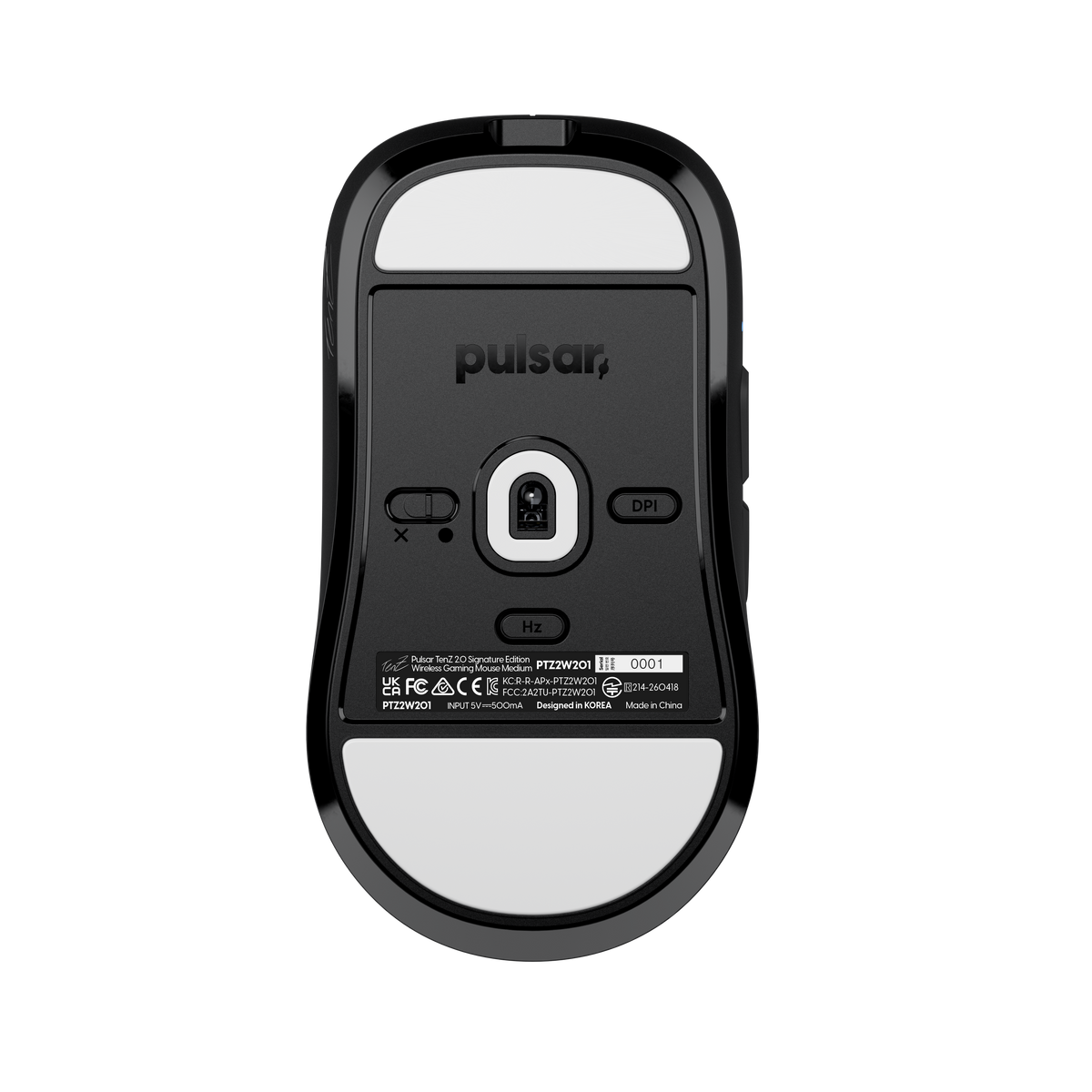 Pulsar - TenZ 2.0 Signature Edition Medium Gaming Mouse - Wireless - Black