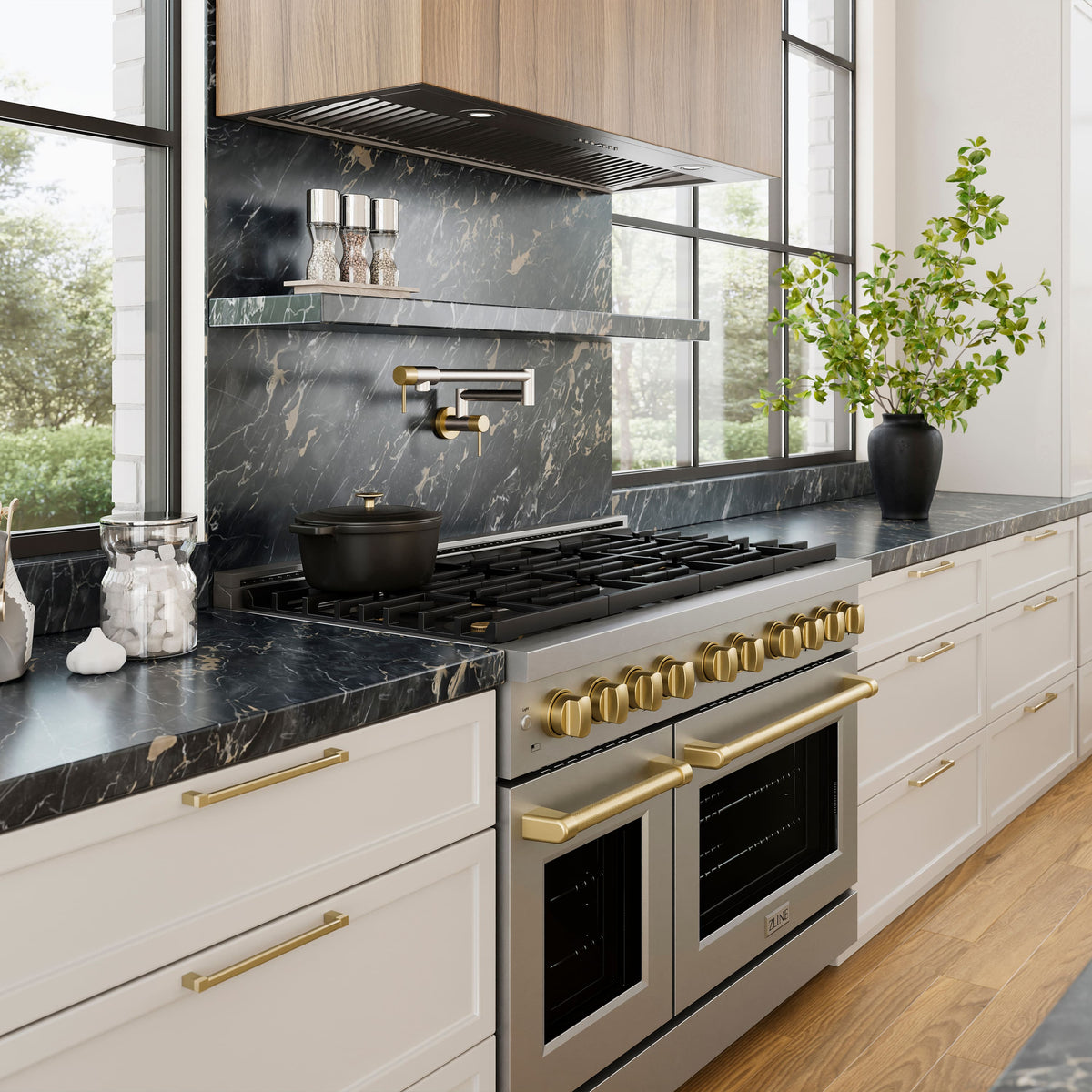 ZLINE - 46 inches - Externally Vented - Range Hood Insert - Stainless Steel