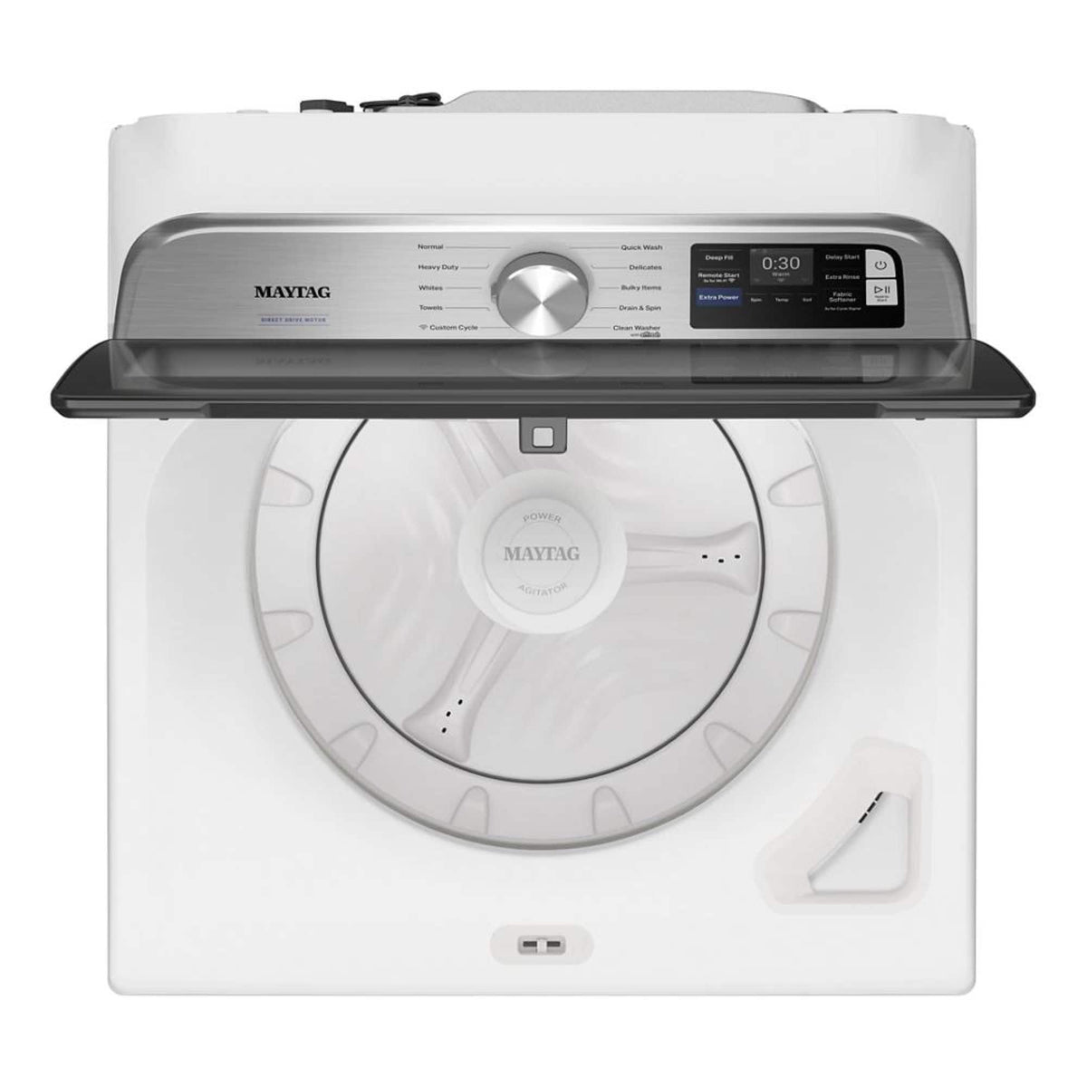 Maytag - 5.2 Cu. Ft. Smart Top Load Washer with Extra Power - White