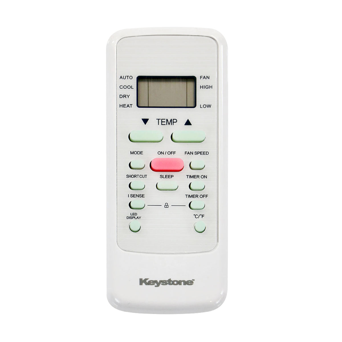 Keystone - 14,000 BTU 230V Through-the-Wall Air Conditioner with Follow Me LCD Remote Control - White