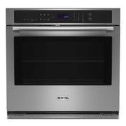Maytag - 30" Built-In Single Electric Convection Wall Oven with Air Fry - Stainless Steel