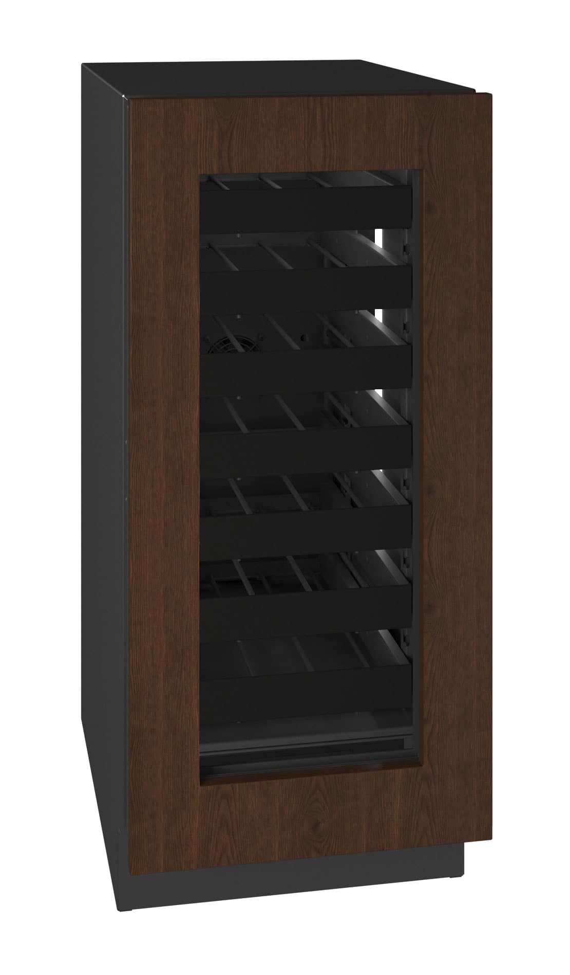 U-Line - 15"W. 2.8 Cu.Ft. Built-In Wine Refrigerator-Panel Ready Frame/Glass - Integrated Frame