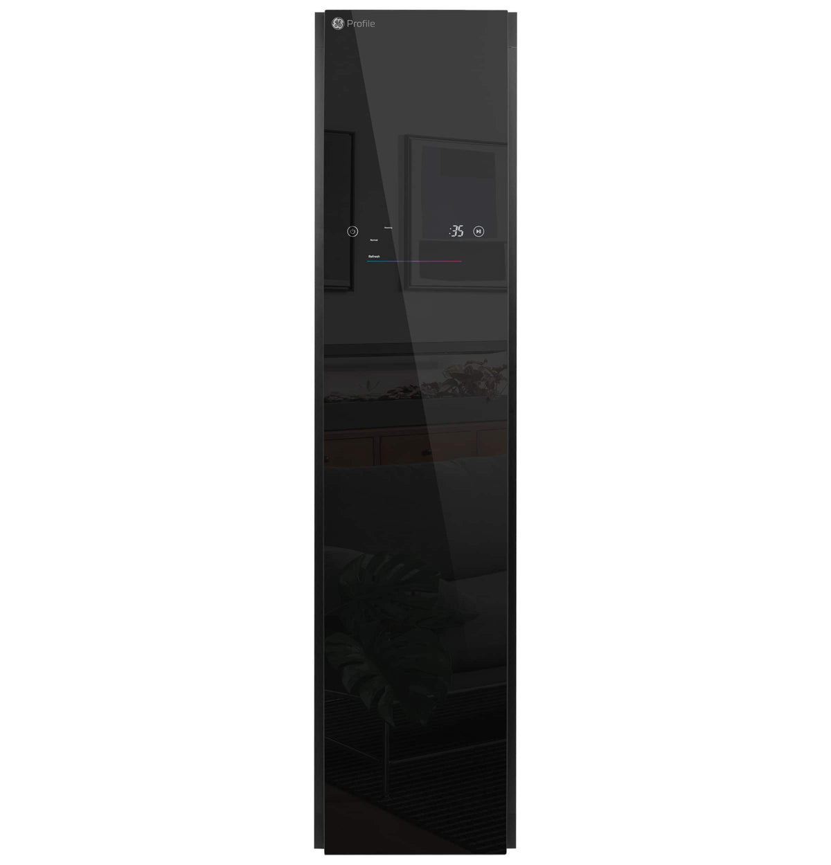 GE Profile - Steam Closet with Fabric Refresh - Mirrored Carbon