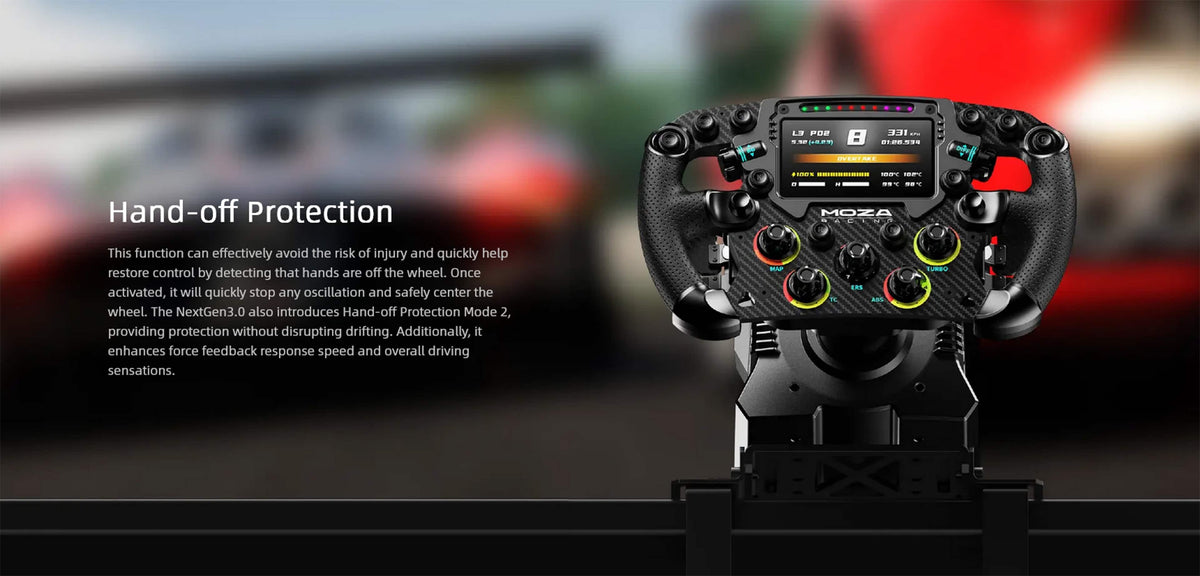 Moza Racing - R12 V2 Direct Drive Sim Racing Wheelbase for Windows - Black