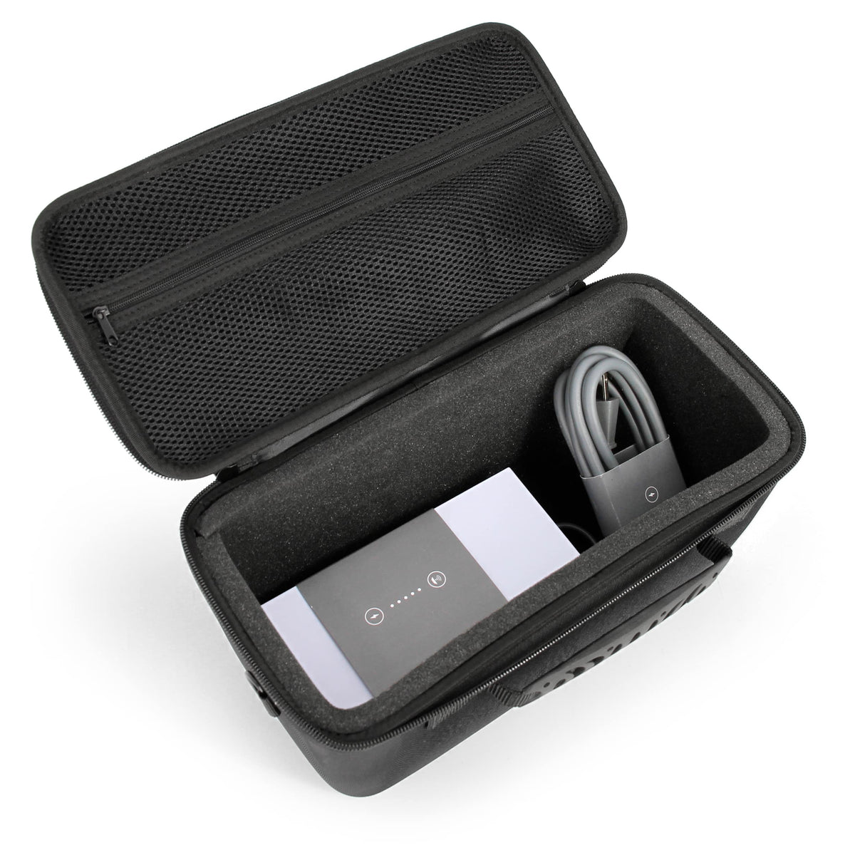 CASEMATIX - Travel Case for Starlink Gen 3 High Performance Wi-Fi Wireless Router and Compact V3 Satellite Dish Accessories - Black