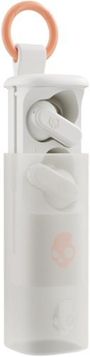 Skullcandy - Dime Evo True Wireless Bluetooth In-Ear Earbuds - Bone/Orange