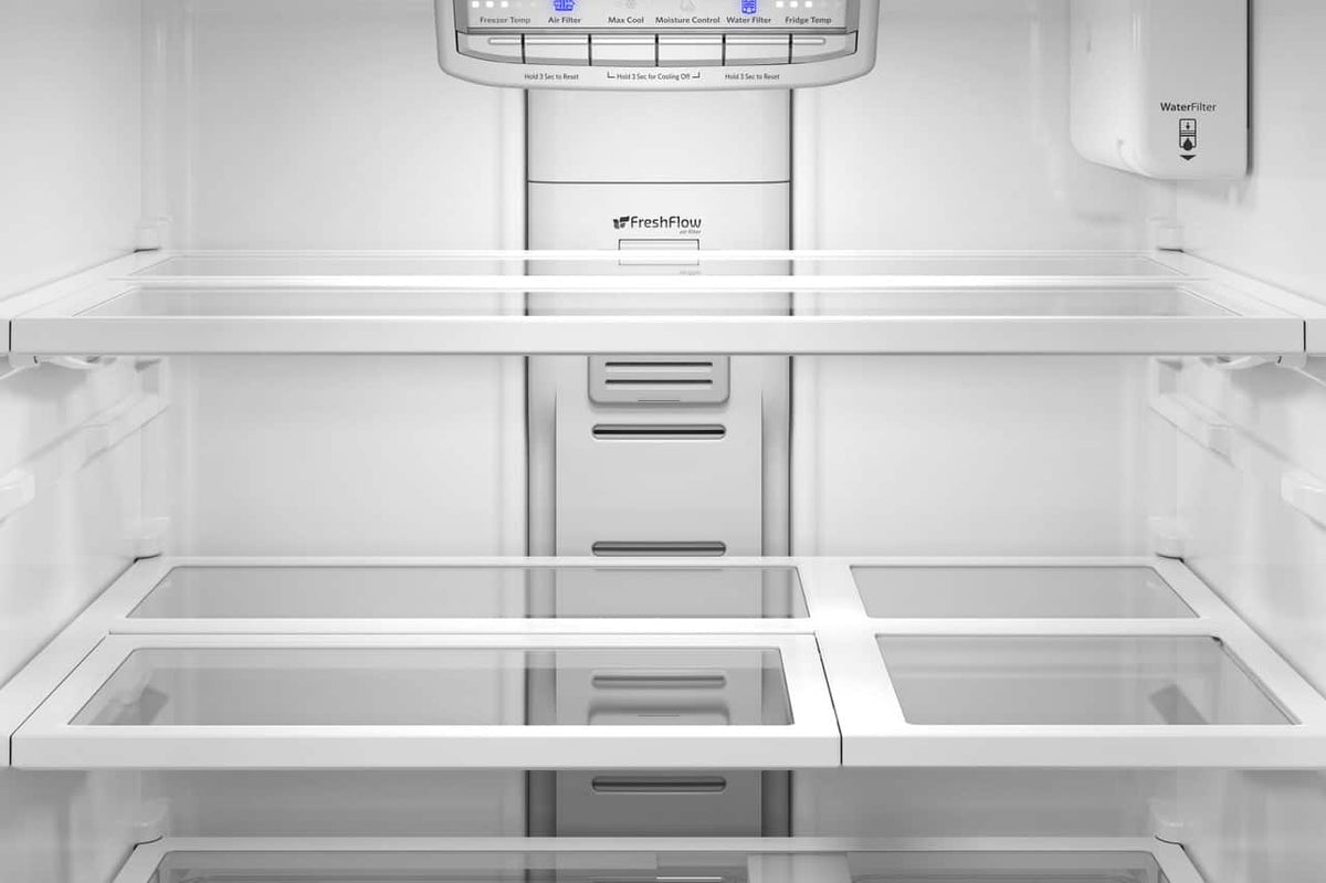 KitchenAid - 30 in. Wide 20 cu. ft. French Door Refrigerator with PrintShield Finish and Interior Dispense - Stainless Steel