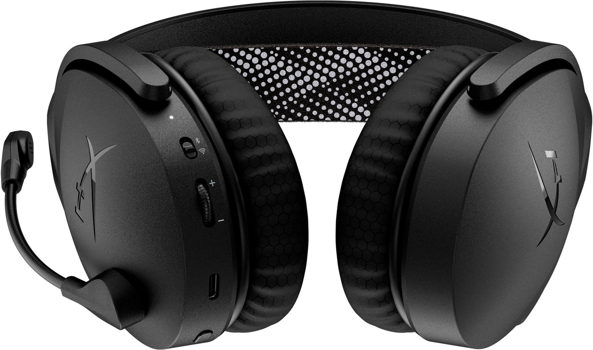HyperX - Cloud Jet Dual Wireless Gaming Headset for PC, Mac, PS5, PS4, and Mobile - Black