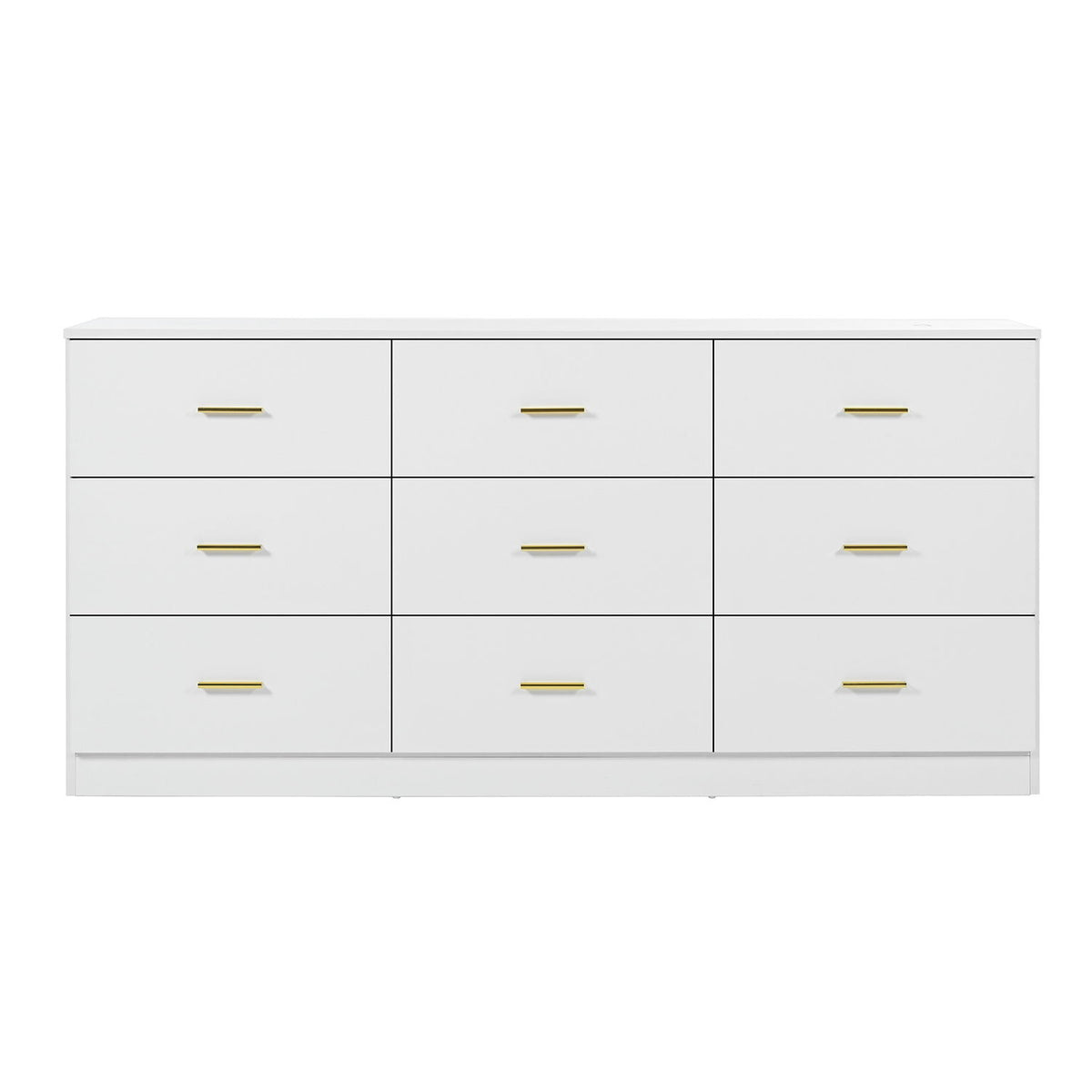 9 Drawer Dresser, Ample Storage For Bedroom