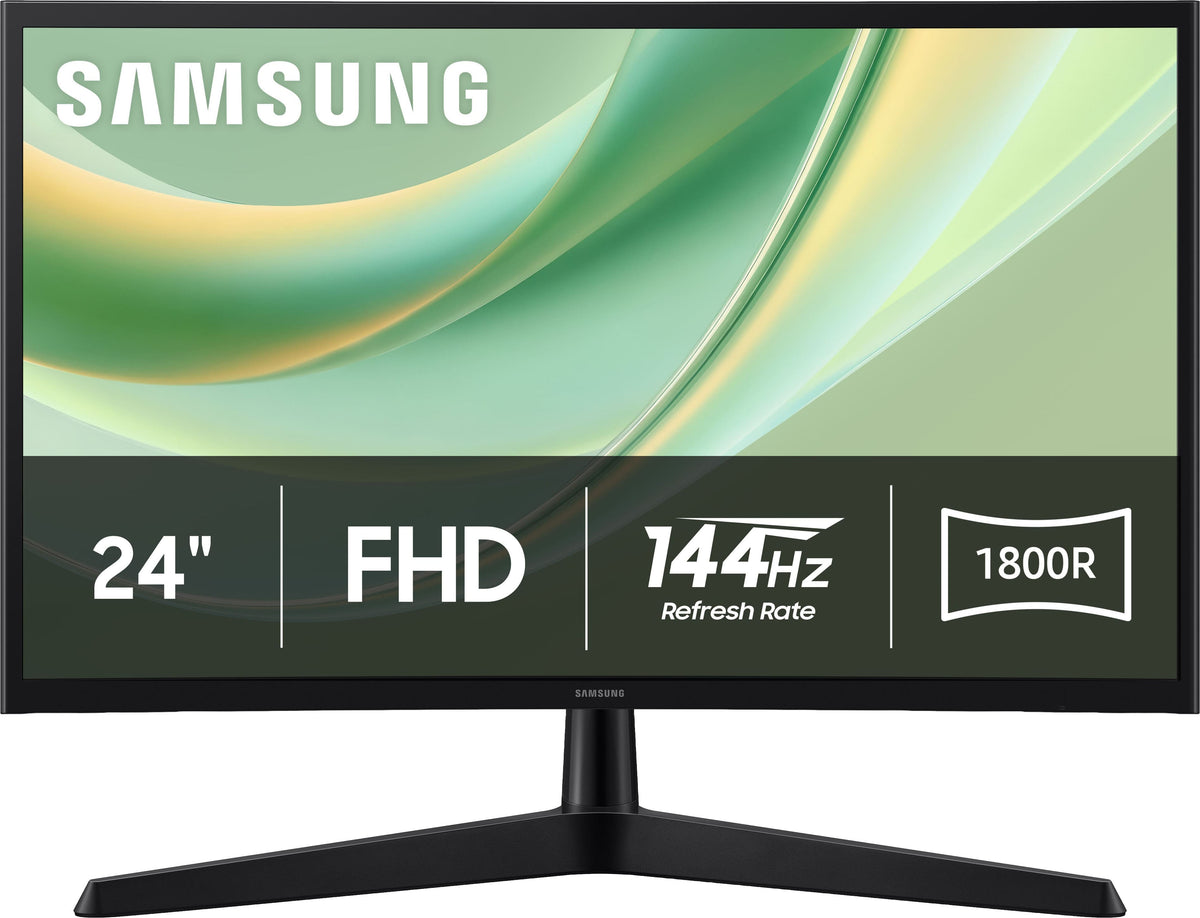 Samsung - 24" G3 (G35H) FHD 144Hz 1ms AMD FreeSync Curved Monitor (HDMI, DisplayPort) - Black