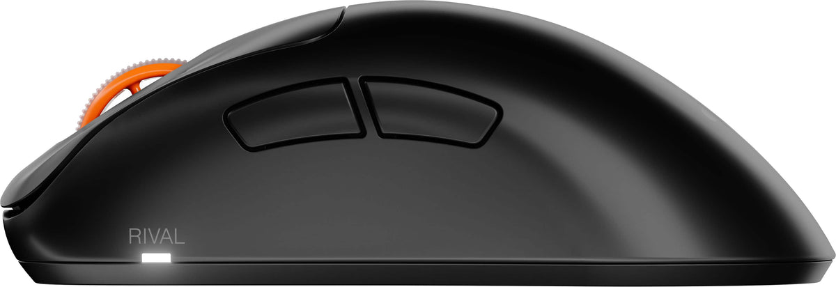 SteelSeries - Rival Pro Mini Wireless Optical Ergonomic Gaming Mouse with 8K Polling – Ultra-Wideband/RF for PC - Wireless - Black