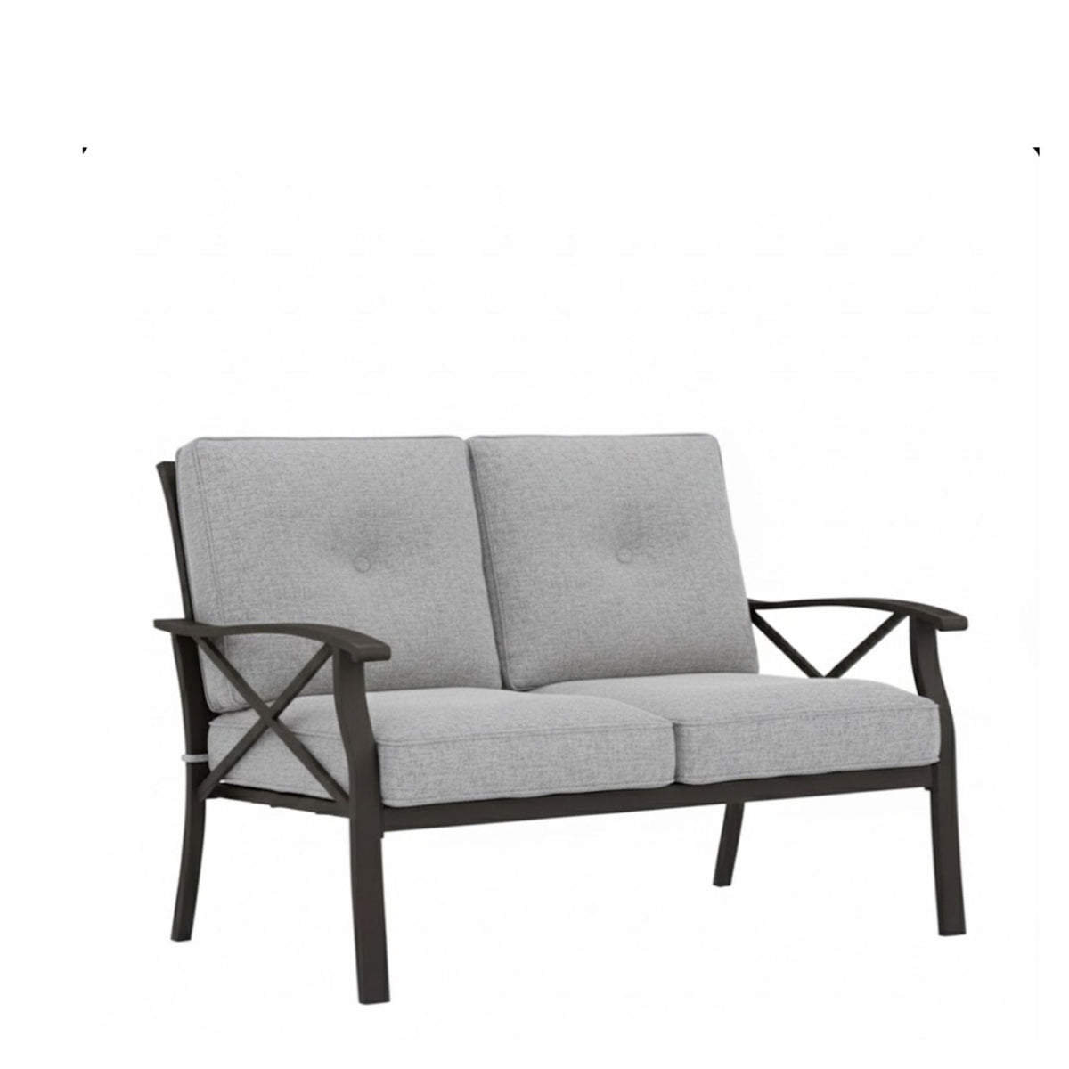 All-Weather Loveseat 2 Seats Sofa With Cushions