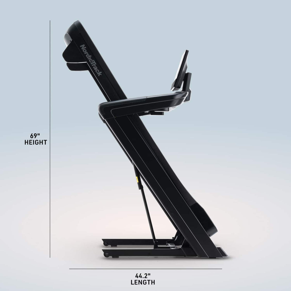 NordicTrack - Commercial 1250 Treadmill with 10" Tilting Touchscreen - Black