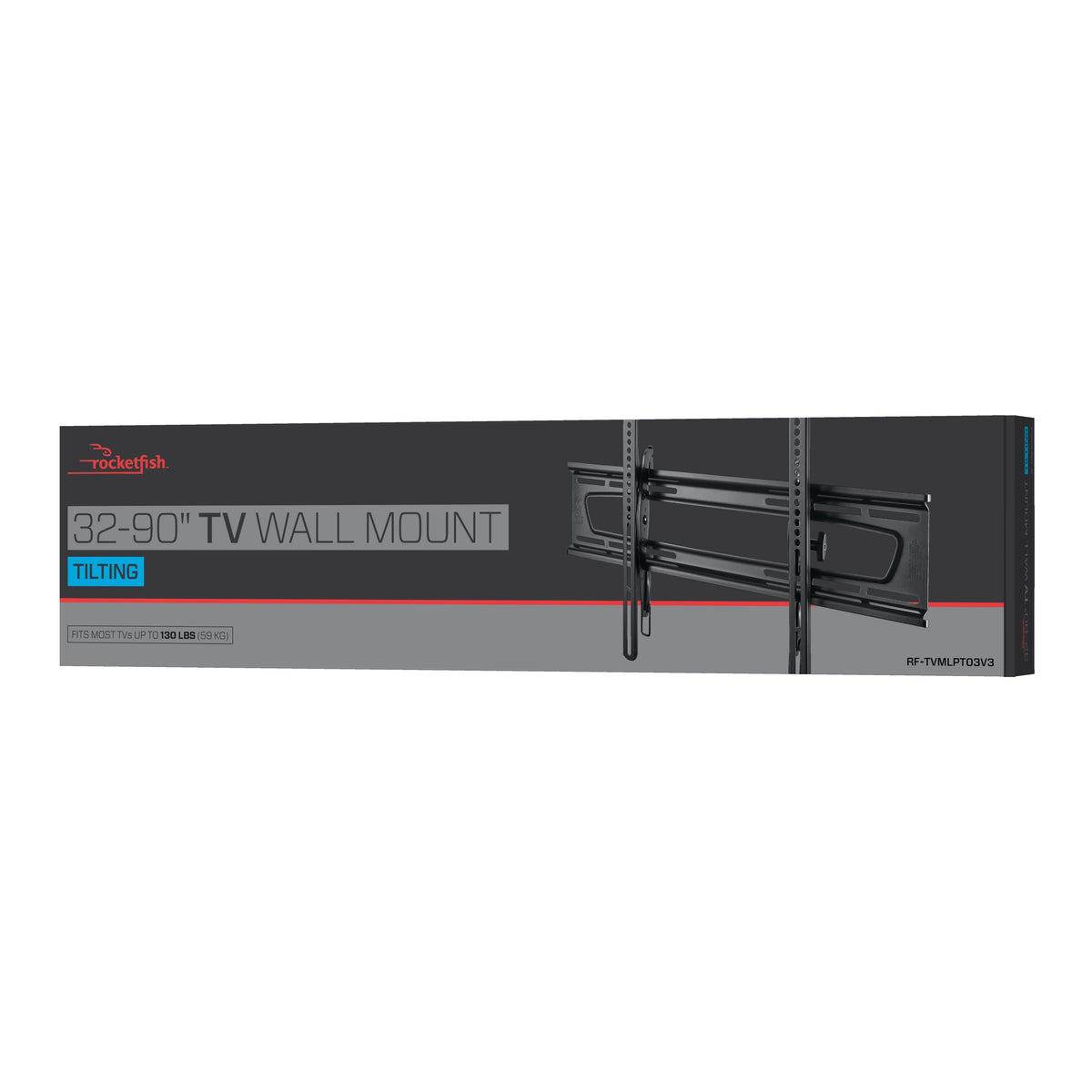 Rocketfish™ - Tilting TV Wall Mount for Most 32"-90" TVs - Black