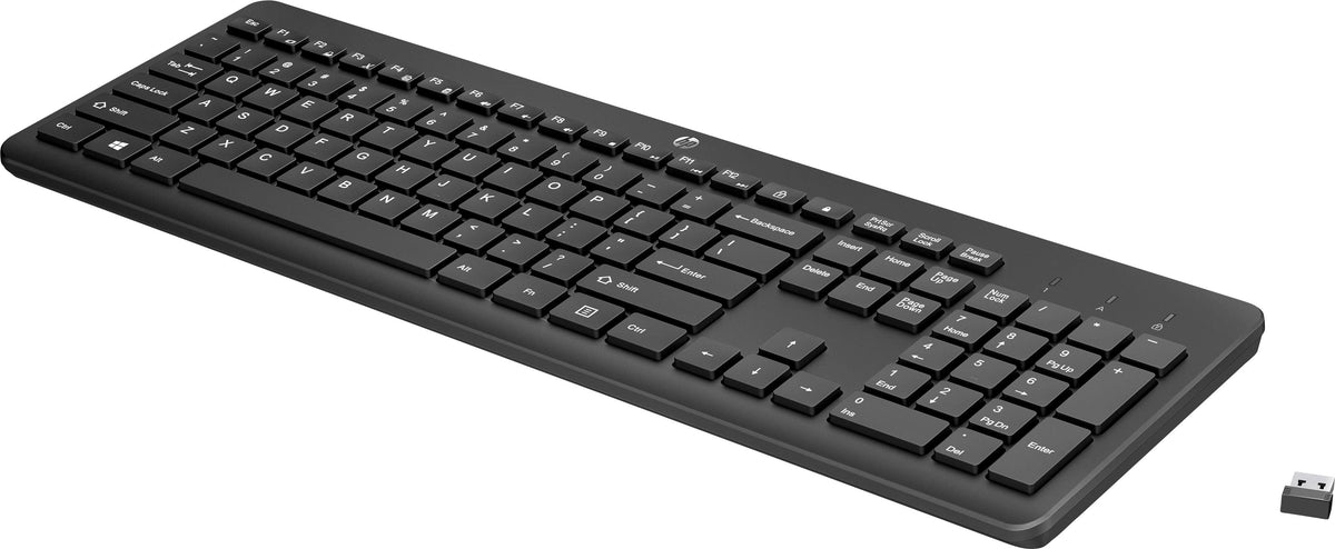 HP - 230 Full-size Wireless Keyboard - Black