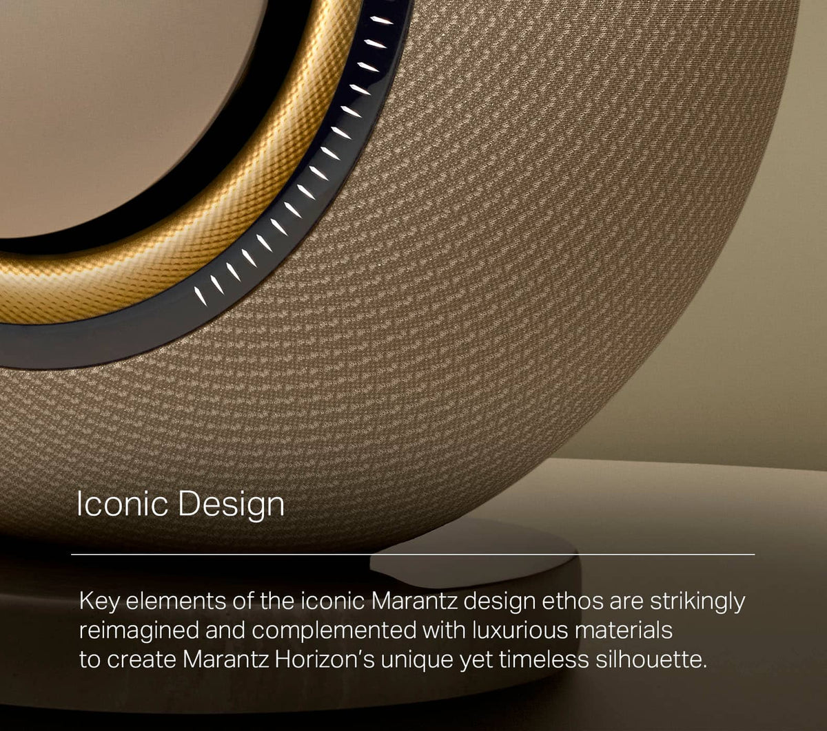 Marantz - Horizon 6.5" Hi-Res 745W Wireless Speaker (Each) - Champagne