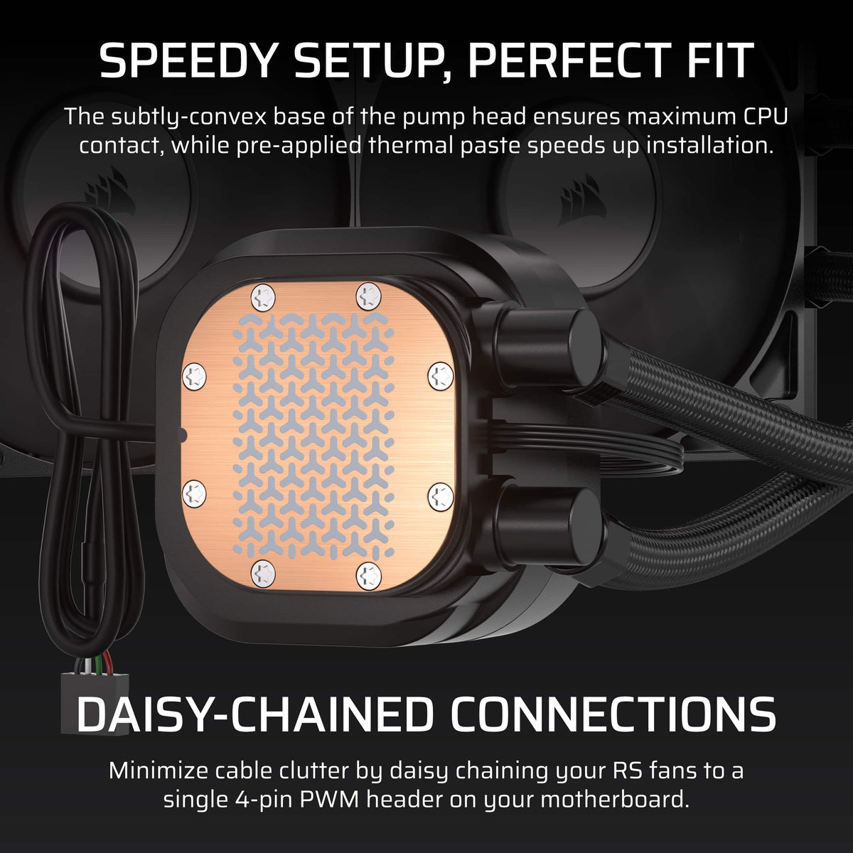 CORSAIR - NAUTILUS 360 RS LCD Liquid CPU Cooler - Black