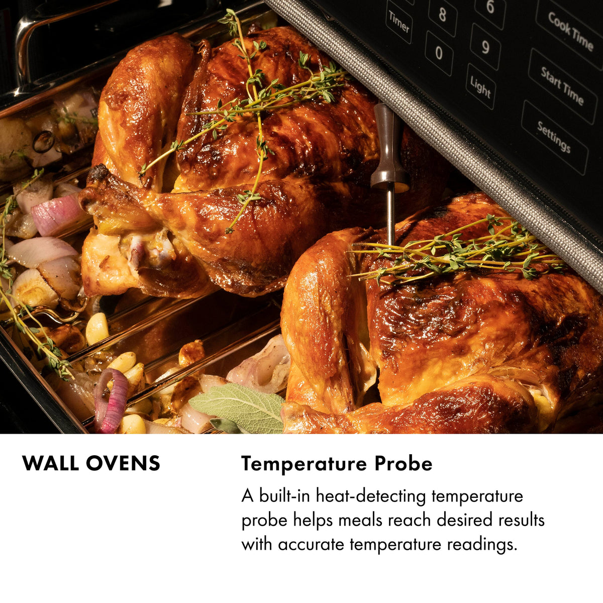 ZLINE - Autograph 30 in. 5 cu. ft. Built-In Single Wall Oven with Air Fry & Self Clean with Bronze Accents - Stainless Steel