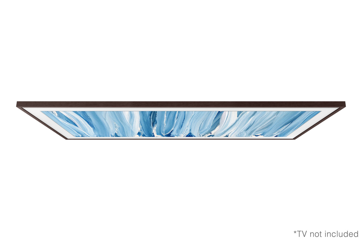 Samsung - 50" The Frame Customizable Bezel - Modern - Brown