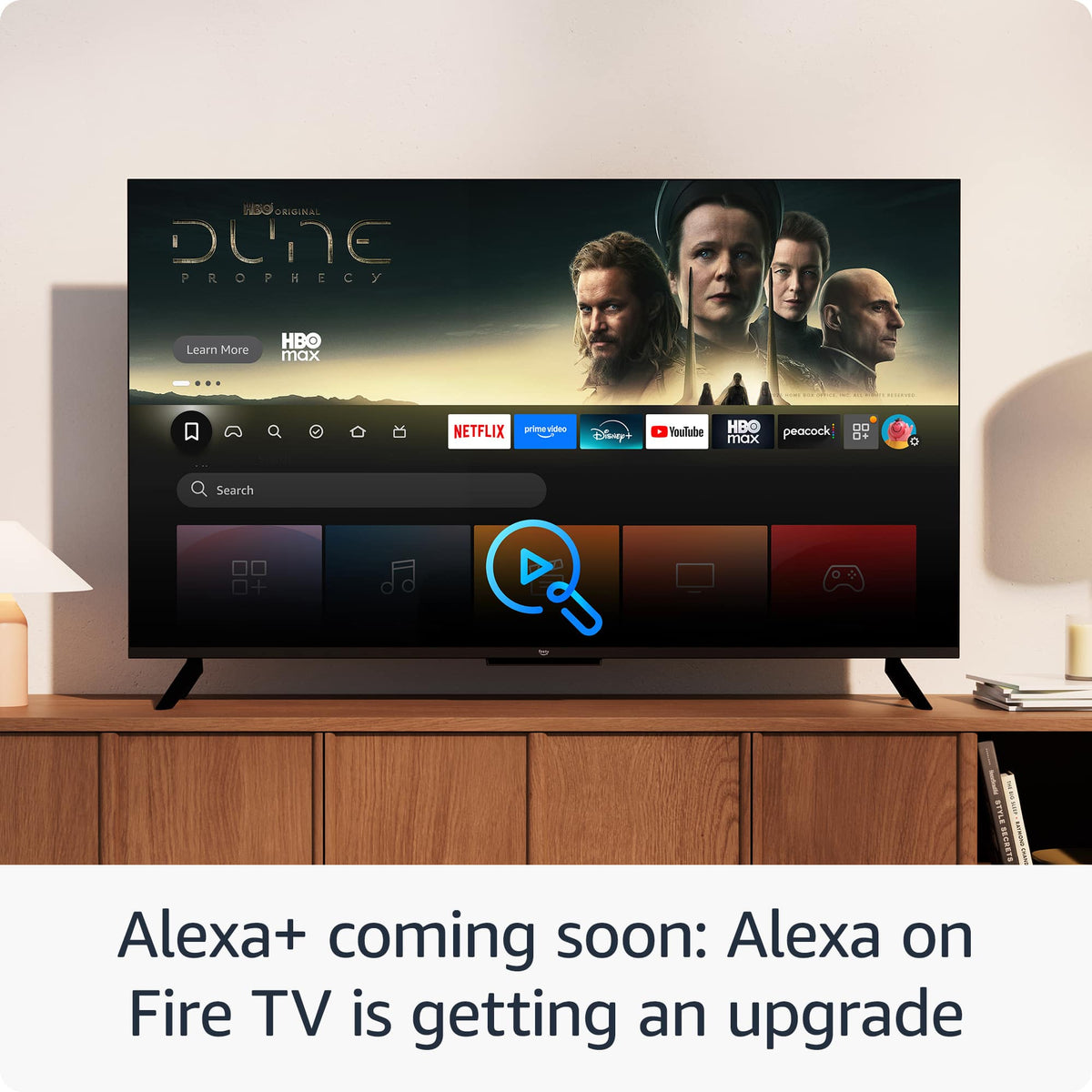 Amazon - Fire TV Stick 4K Select 1st Gen Streaming Device, streaming in 4K, AI-powered search, 8GB, free & live TV - Black