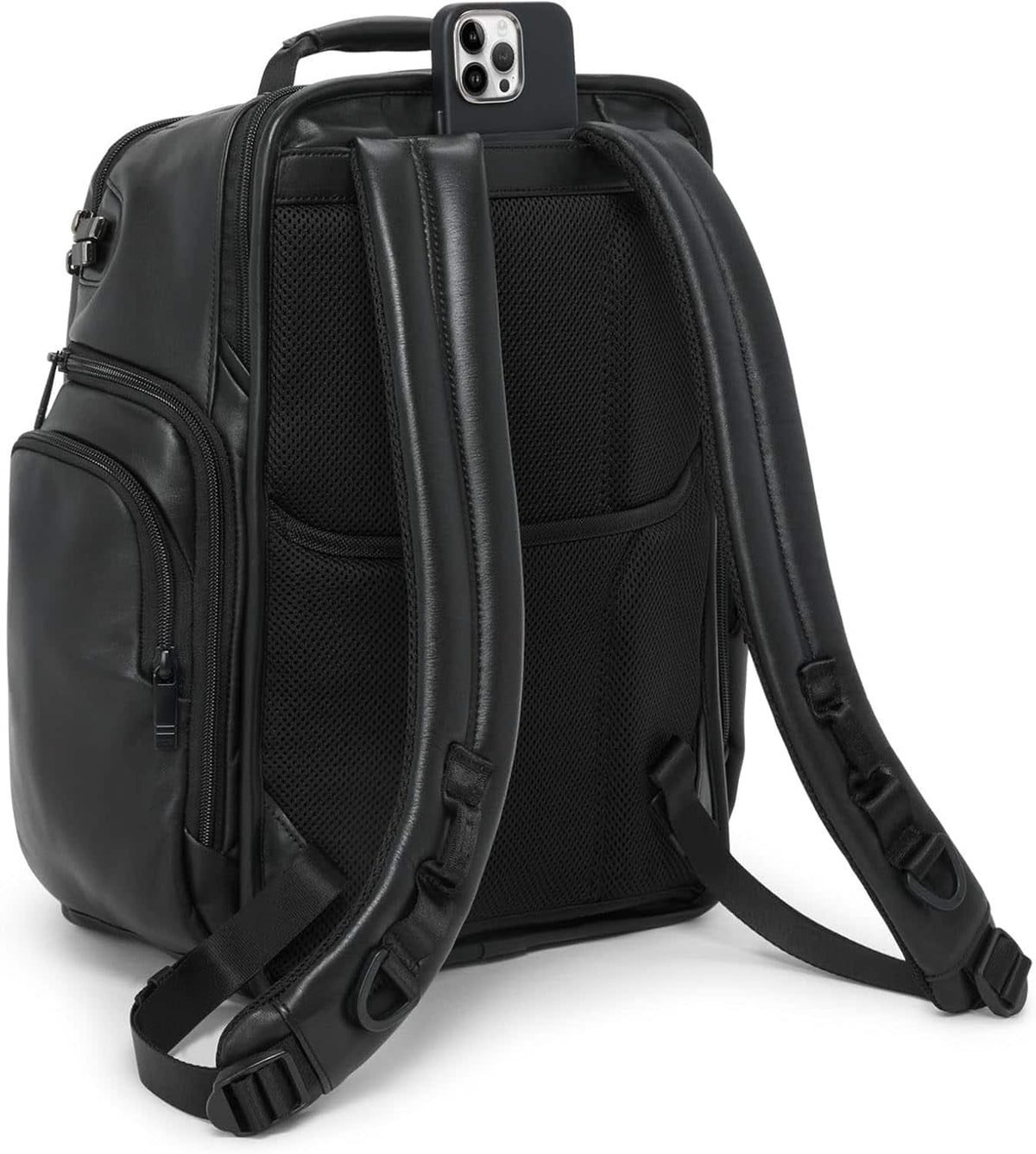 TUMI - Alpha Brief Pack Leather Backpack for 15" Laptop - Black