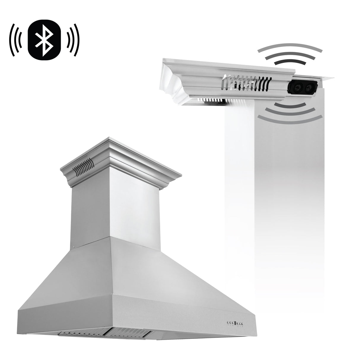 ZLINE - 36 inches - Externally Vented - Wall Range Hood - Stainless Steel